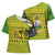 Saint Vincent and the Grenadines Christmas Cross Shoulder Shirt with Gingerbread Boy Palm Tree and Traditional Pattern - Wonder Print Shop
