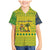 Saint Vincent and the Grenadines Christmas Family Matching Mermaid Dress and Hawaiian Shirt with Gingerbread Boy Palm Tree and Traditional Pattern - Wonder Print Shop