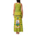 Saint Vincent and the Grenadines Christmas Family Matching Tank Maxi Dress and Hawaiian Shirt with Gingerbread Boy Palm Tree and Traditional Pattern - Wonder Print Shop