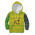 Saint Vincent and the Grenadines Christmas Kid Hoodie with Gingerbread Boy Palm Tree and Traditional Pattern - Wonder Print Shop