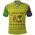 Saint Vincent and the Grenadines Christmas Polo Shirt with Gingerbread Boy Palm Tree and Traditional Pattern - Wonder Print Shop