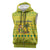 Saint Vincent and the Grenadines Christmas Sleeveless Zip Hoodie with Gingerbread Boy Palm Tree and Traditional Pattern - Wonder Print Shop