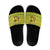 Saint Vincent and the Grenadines Christmas Slide Sandals with Gingerbread Boy Palm Tree and Traditional Pattern - Wonder Print Shop