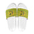 Saint Vincent and the Grenadines Christmas Slide Sandals with Gingerbread Boy Palm Tree and Traditional Pattern - Wonder Print Shop