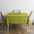 Saint Vincent and the Grenadines Christmas Tablecloth with Gingerbread Boy Palm Tree and Traditional Pattern - Wonder Print Shop