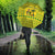 Saint Vincent and the Grenadines Christmas Umbrella with Gingerbread Boy Palm Tree and Traditional Pattern - Wonder Print Shop