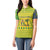 Saint Vincent and the Grenadines Christmas Women Polo Shirt with Gingerbread Boy Palm Tree and Traditional Pattern - Wonder Print Shop