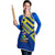 Saint Vincent and the Grenadines Christmas Apron with Parrot Playing Steelpan and Tropical Pattern Design - Wonder Print Shop
