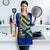 Saint Vincent and the Grenadines Christmas Apron with Parrot Playing Steelpan and Tropical Pattern Design - Wonder Print Shop