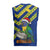 Saint Vincent and the Grenadines Christmas Knitted V-Neck Vest with Parrot Playing Steelpan and Tropical Pattern Design - Wonder Print Shop