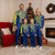 Saint Vincent and the Grenadines Christmas Pajama Set with Parrot Playing Steelpan and Tropical Pattern Design - Wonder Print Shop