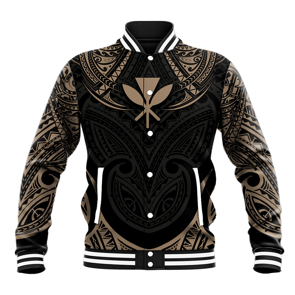 Polynesian Hawaii Tattoo Baseball Jacket - Wonder Print Shop