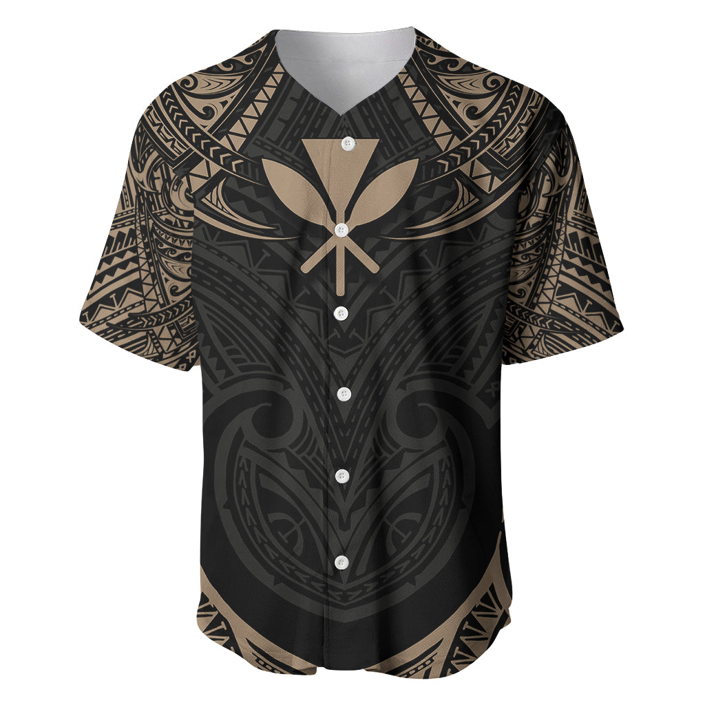 Polynesian Hawaii Tattoo Baseball Jersey - Wonder Print Shop