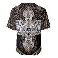 Polynesian Hawaii Tattoo Baseball Jersey - Wonder Print Shop