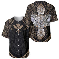 Polynesian Hawaii Tattoo Baseball Jersey - Wonder Print Shop