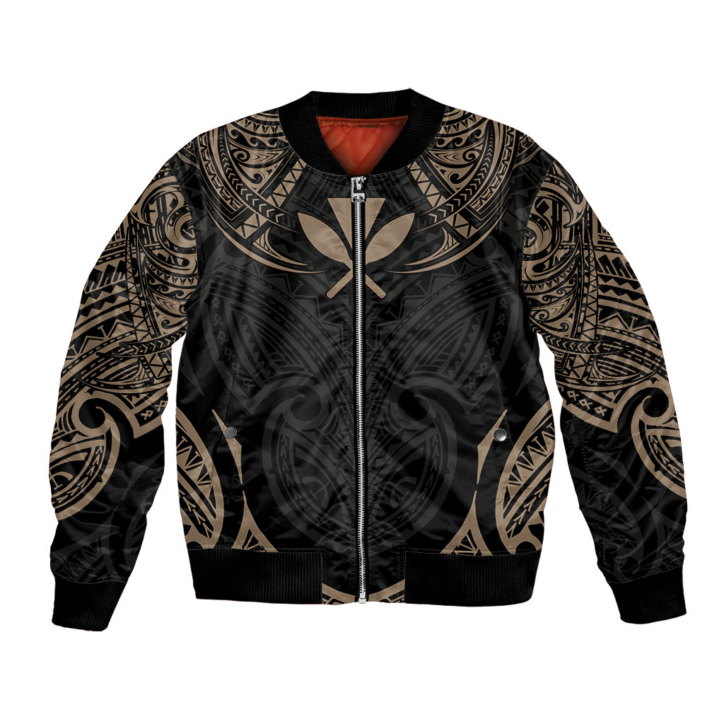 Polynesian Hawaii Tattoo Bomber Jacket - Wonder Print Shop