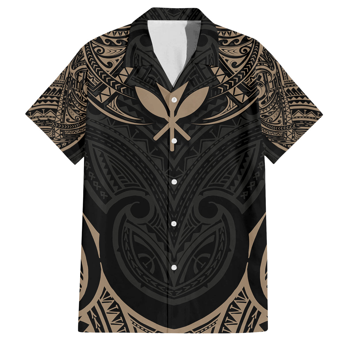 Polynesian Hawaii Tattoo Family Matching Off Shoulder Short Dress and Hawaiian Shirt - Wonder Print Shop