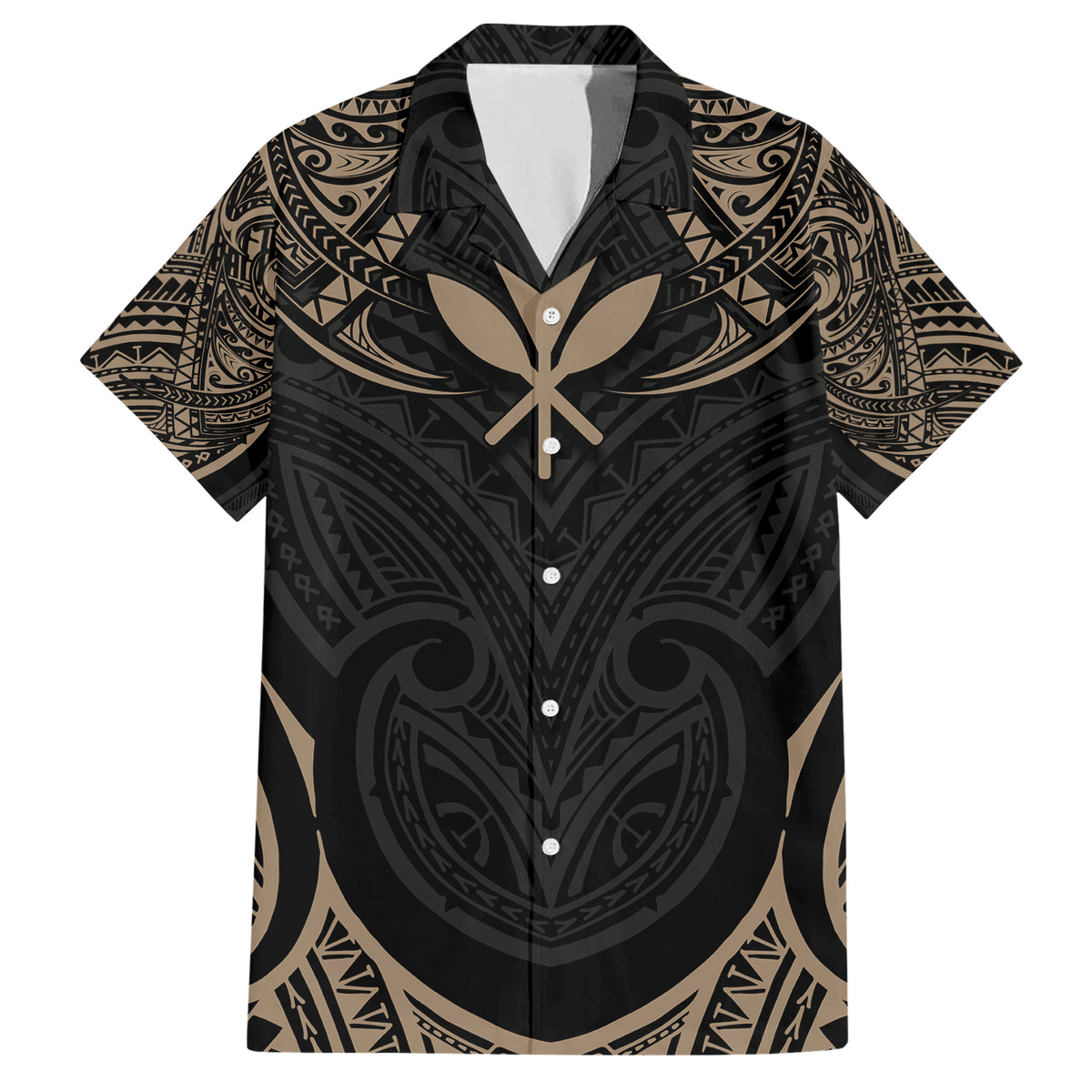 Polynesian Hawaii Tattoo Hawaiian Shirt - Wonder Print Shop