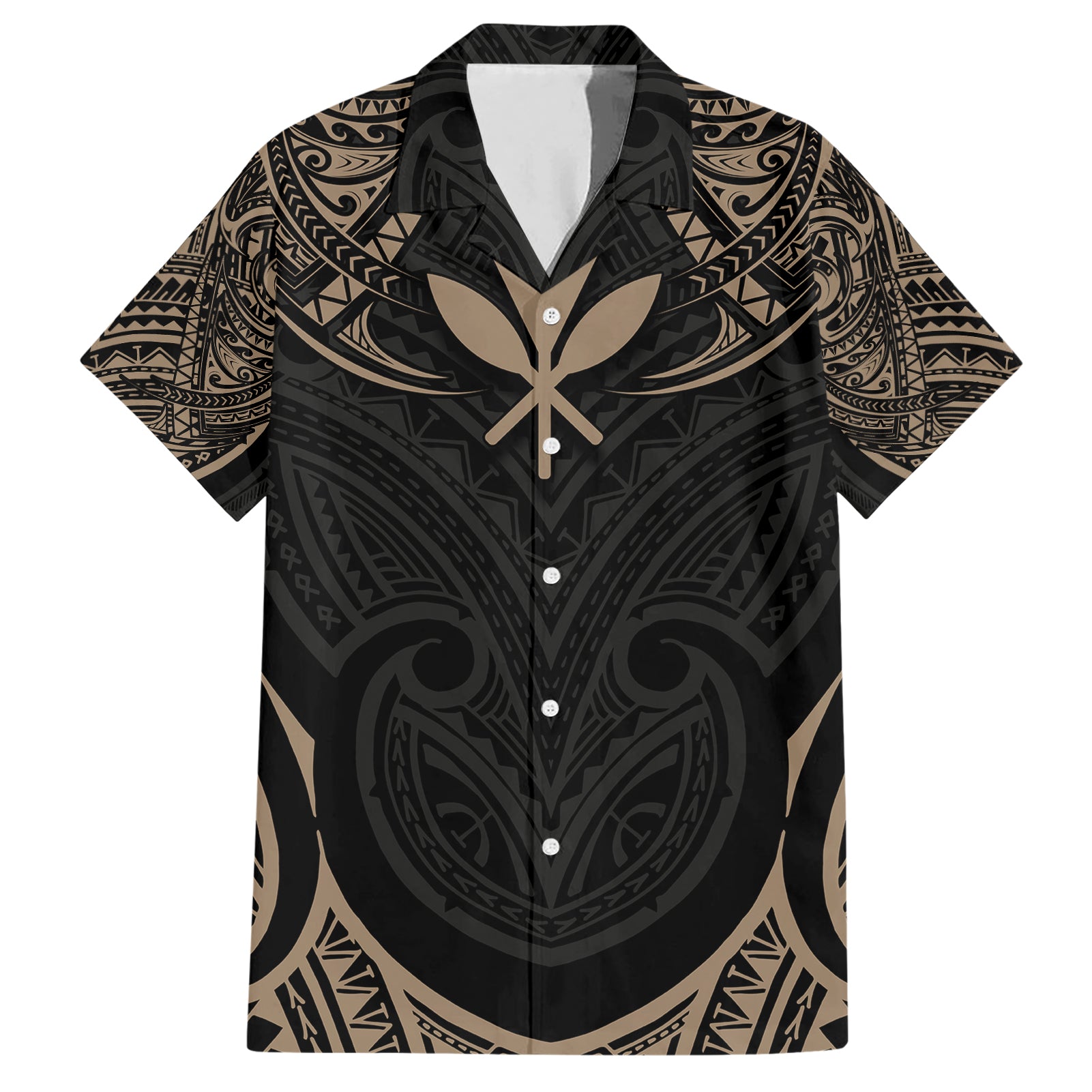 Polynesian Hawaii Tattoo Hawaiian Shirt - Wonder Print Shop