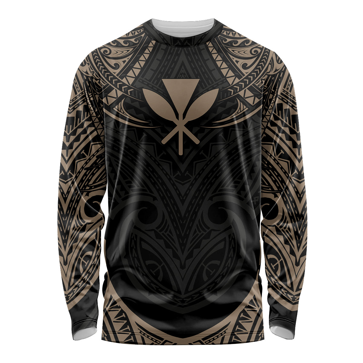 Polynesian Hawaii Tattoo Long Sleeve Shirt - Wonder Print Shop