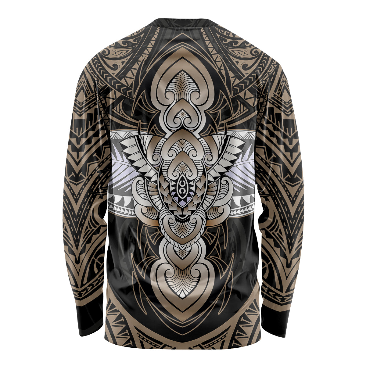 Polynesian Hawaii Tattoo Long Sleeve Shirt - Wonder Print Shop