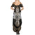 Polynesian Hawaii Tattoo Summer Maxi Dress - Wonder Print Shop