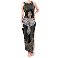 Polynesian Hawaii Tattoo Tank Maxi Dress - Wonder Print Shop