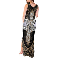 Polynesian Hawaii Tattoo Tank Maxi Dress - Wonder Print Shop