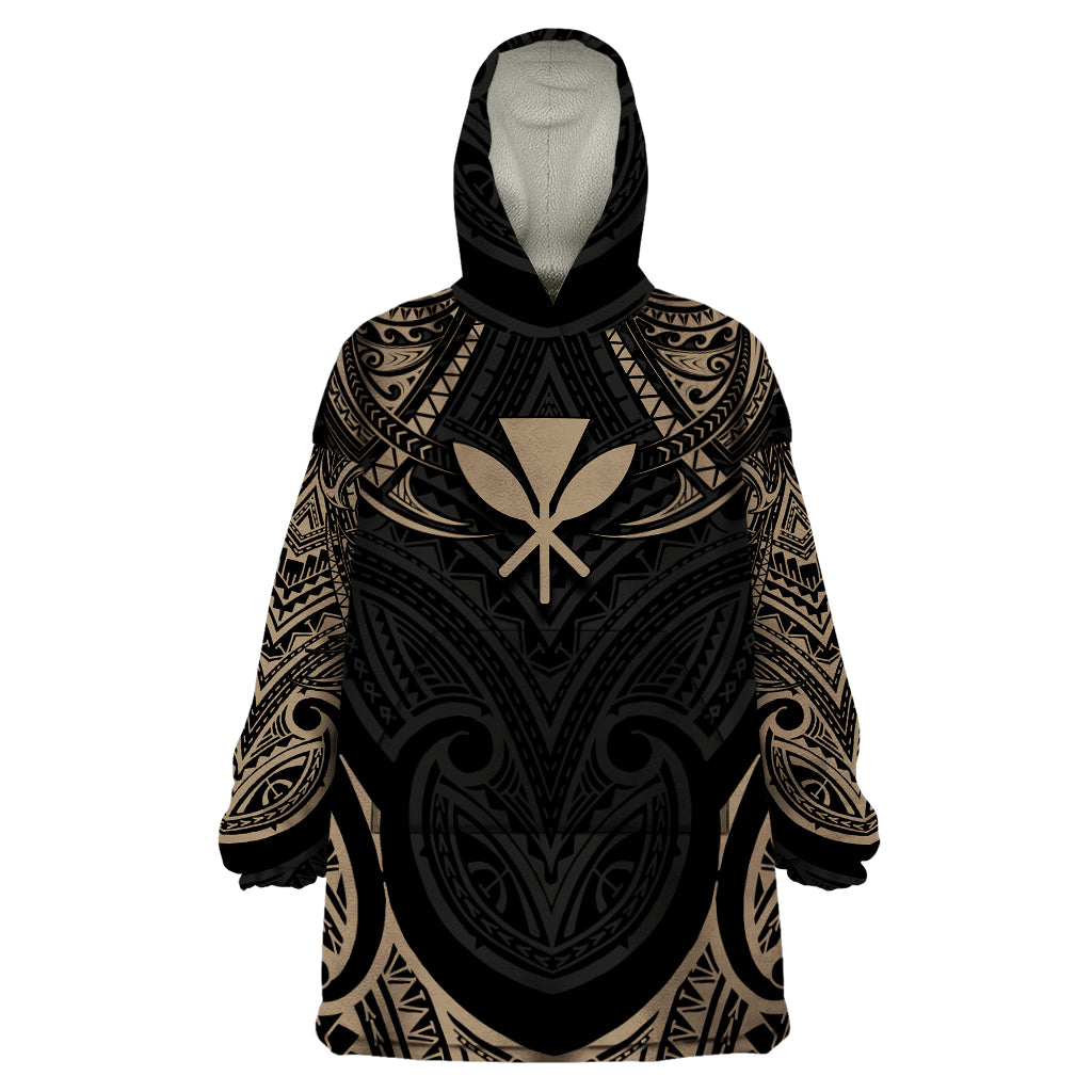Polynesian Hawaii Tattoo Wearable Blanket Hoodie - Wonder Print Shop