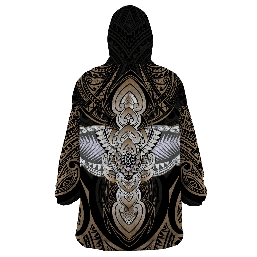 Polynesian Hawaii Tattoo Wearable Blanket Hoodie - Wonder Print Shop