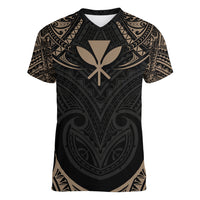 Polynesian Hawaii Tattoo Women V Neck T Shirt - Wonder Print Shop