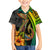 Hawaii Hawaiian Shirt Polynesian Fish Hook and Hibiscus Flowers with Gradient Pattern - Wonder Print Shop