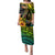 Hawaii Puletasi Polynesian Fish Hook and Hibiscus Flowers with Gradient Pattern - Wonder Print Shop