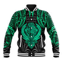 Polynesian Baseball Jacket Abstract Tiki - Wonder Print Shop