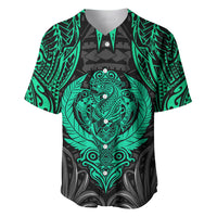 Polynesian Baseball Jersey Abstract Tiki - Wonder Print Shop