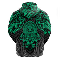 Polynesian Hoodie Abstract Tiki - Wonder Print Shop