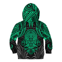 Polynesian Kid Hoodie Abstract Tiki - Wonder Print Shop