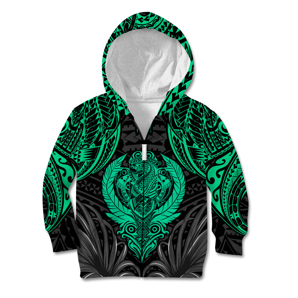 Polynesian Kid Hoodie Abstract Tiki - Wonder Print Shop