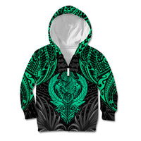 Polynesian Kid Hoodie Abstract Tiki - Wonder Print Shop