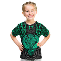 Polynesian Kid T Shirt Abstract Tiki - Wonder Print Shop
