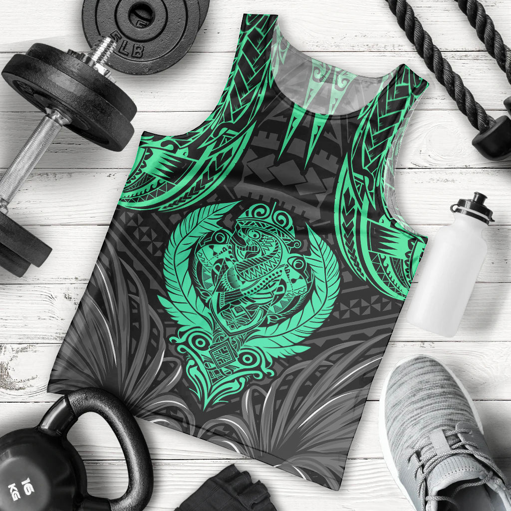 Polynesian Men Tank Top Abstract Tiki - Wonder Print Shop
