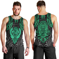Polynesian Men Tank Top Abstract Tiki - Wonder Print Shop