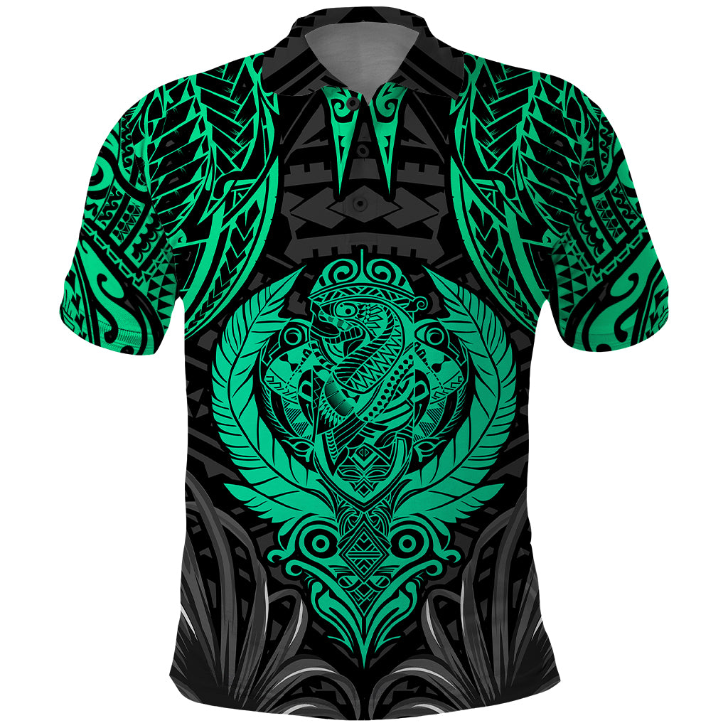 Polynesian Polo Shirt Abstract Tiki - Wonder Print Shop
