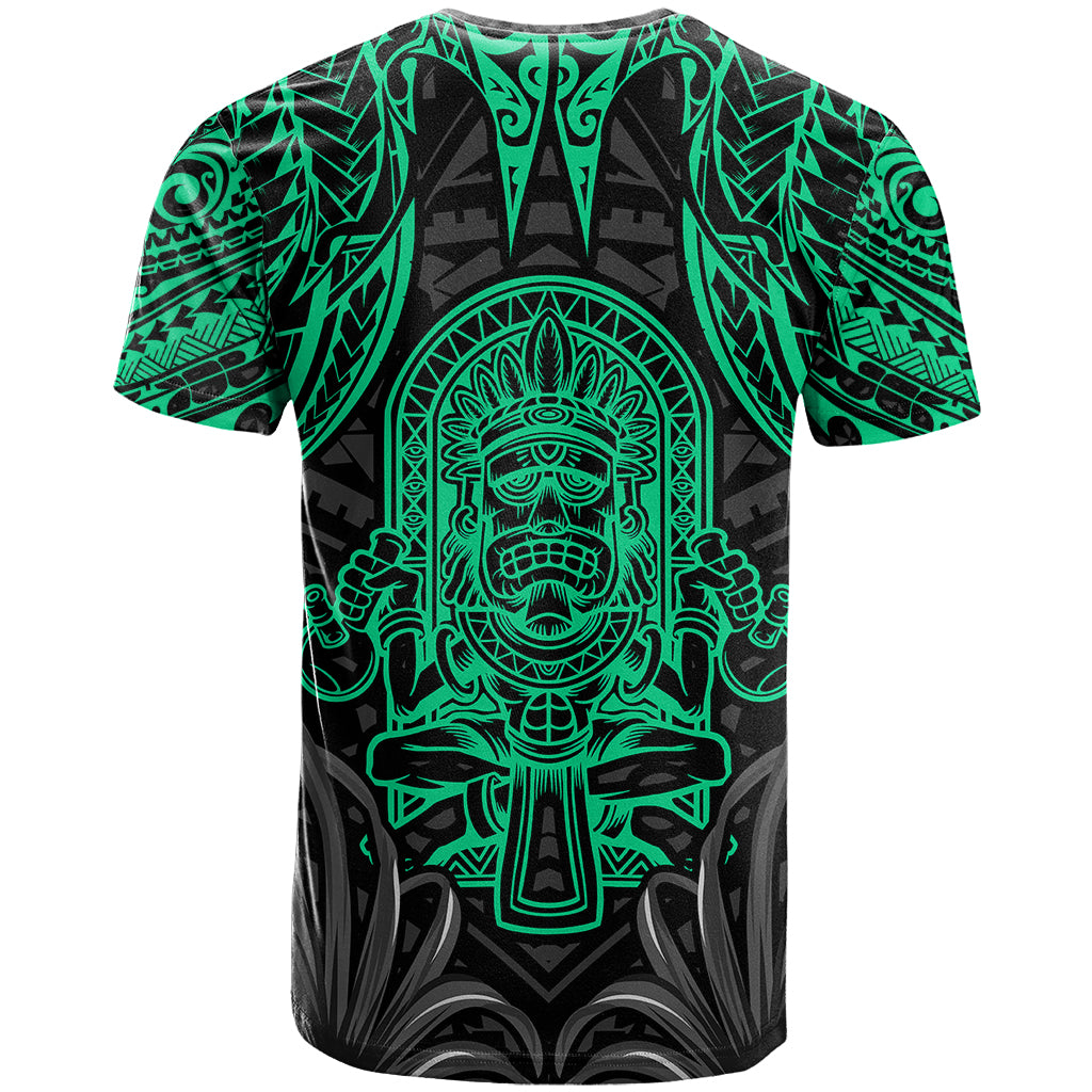 Polynesian T Shirt Abstract Tiki - Wonder Print Shop