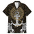 Polynesian Swordfish Family Matching Mermaid Dress and Hawaiian Shirt with Anchor Pattern and Tribal Turtle - Wonder Print Shop