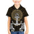 Polynesian Swordfish Family Matching Mermaid Dress and Hawaiian Shirt with Anchor Pattern and Tribal Turtle - Wonder Print Shop
