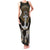 Polynesian Swordfish Family Matching Tank Maxi Dress and Hawaiian Shirt with Anchor Pattern and Tribal Turtle - Wonder Print Shop