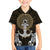 Polynesian Swordfish Family Matching Tank Maxi Dress and Hawaiian Shirt with Anchor Pattern and Tribal Turtle - Wonder Print Shop