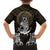 Polynesian Swordfish Hawaiian Shirt with Anchor Pattern and Tribal Turtle - Wonder Print Shop