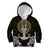 Polynesian Swordfish Kid Hoodie with Anchor Pattern and Tribal Turtle - Wonder Print Shop